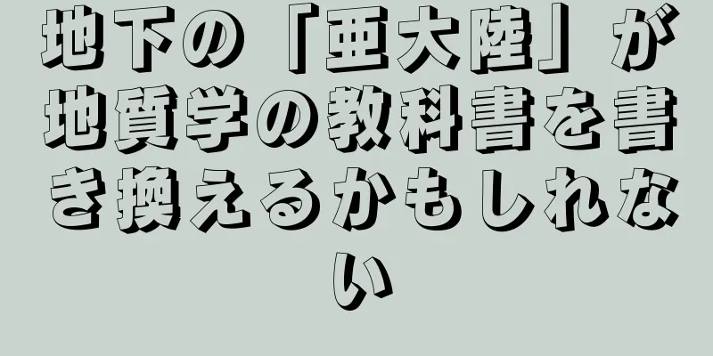 地下の「亜大陸」が地質学の教科書を書き換えるかもしれない