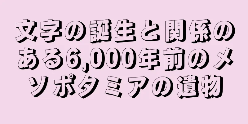 文字の誕生と関係のある6,000年前のメソポタミアの遺物