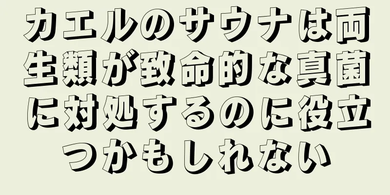 カエルのサウナは両生類が致命的な真菌に対処するのに役立つかもしれない