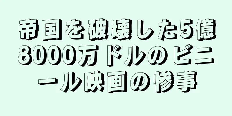 帝国を破壊した5億8000万ドルのビニール映画の惨事