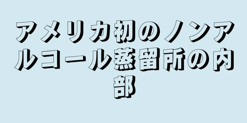 アメリカ初のノンアルコール蒸留所の内部