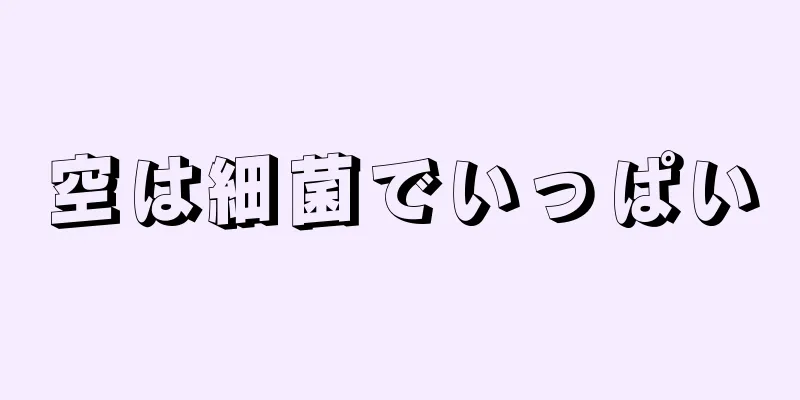 空は細菌でいっぱい