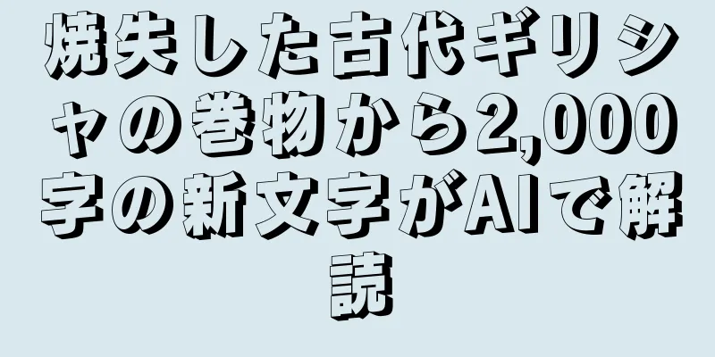 焼失した古代ギリシャの巻物から2,000字の新文字がAIで解読