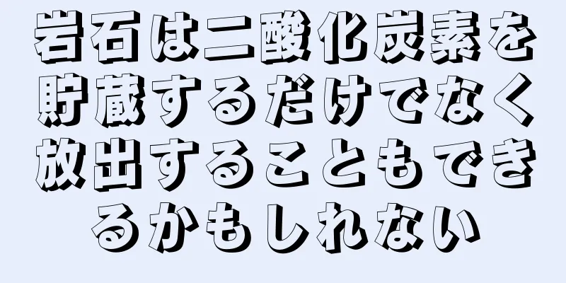 岩石は二酸化炭素を貯蔵するだけでなく放出することもできるかもしれない