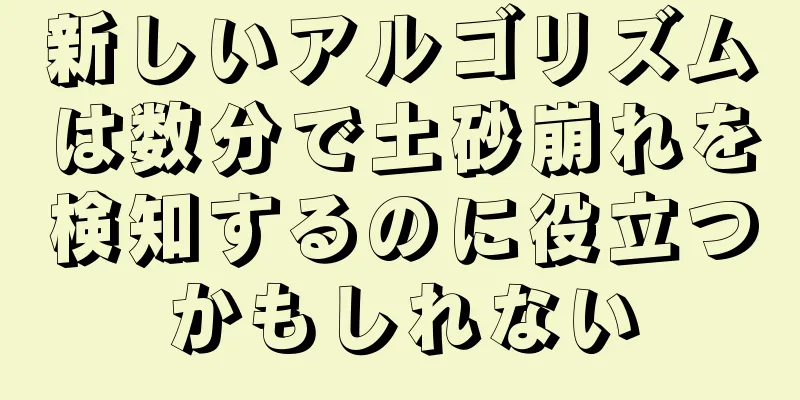 新しいアルゴリズムは数分で土砂崩れを検知するのに役立つかもしれない