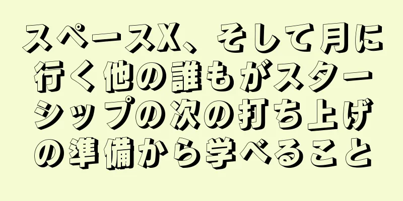 スペースX、そして月に行く他の誰もがスターシップの次の打ち上げの準備から学べること