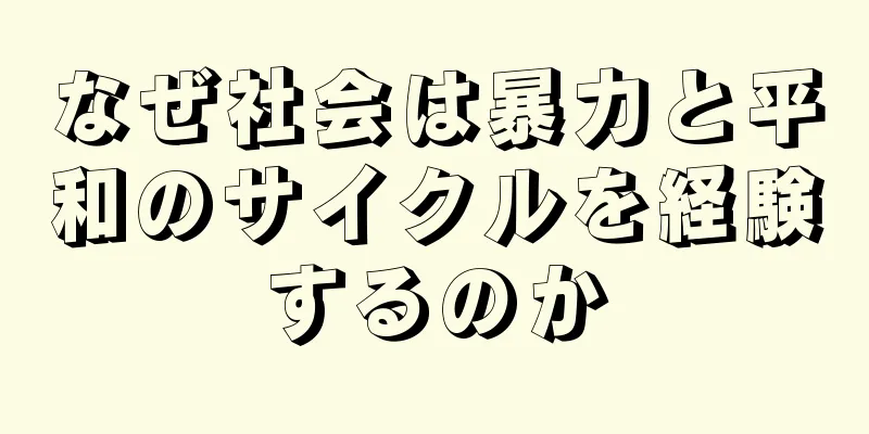 なぜ社会は暴力と平和のサイクルを経験するのか