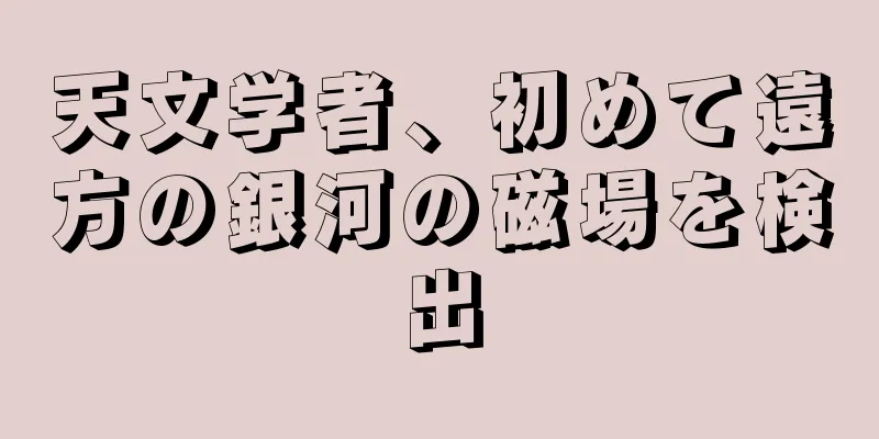 天文学者、初めて遠方の銀河の磁場を検出