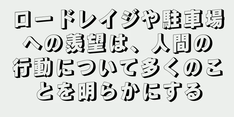 ロードレイジや駐車場への羨望は、人間の行動について多くのことを明らかにする