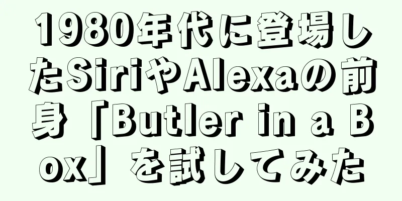 1980年代に登場したSiriやAlexaの前身「Butler in a Box」を試してみた