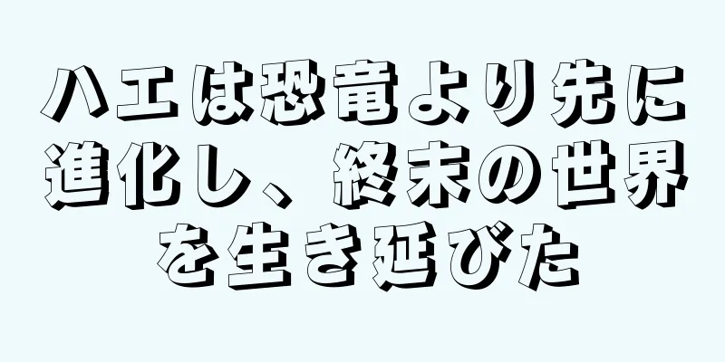 ハエは恐竜より先に進化し、終末の世界を生き延びた