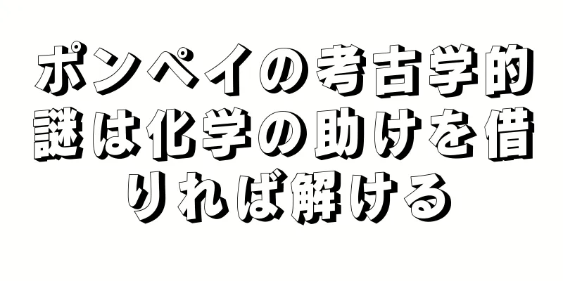 ポンペイの考古学的謎は化学の助けを借りれば解ける