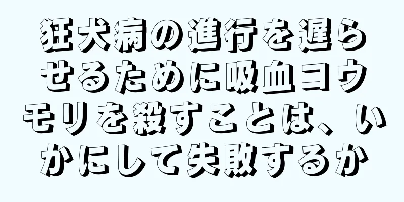 狂犬病の進行を遅らせるために吸血コウモリを殺すことは、いかにして失敗するか