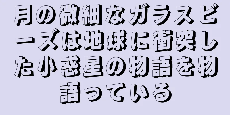 月の微細なガラスビーズは地球に衝突した小惑星の物語を物語っている