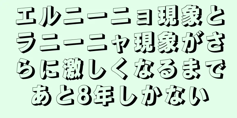 エルニーニョ現象とラニーニャ現象がさらに激しくなるまであと8年しかない