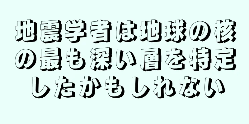 地震学者は地球の核の最も深い層を特定したかもしれない