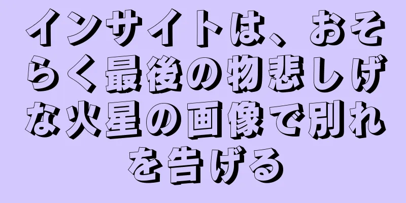 インサイトは、おそらく最後の物悲しげな火星の画像で別れを告げる