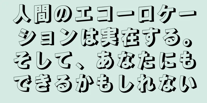 人間のエコーロケーションは実在する。そして、あなたにもできるかもしれない