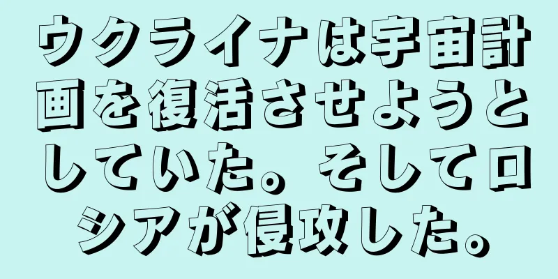 ウクライナは宇宙計画を復活させようとしていた。そしてロシアが侵攻した。