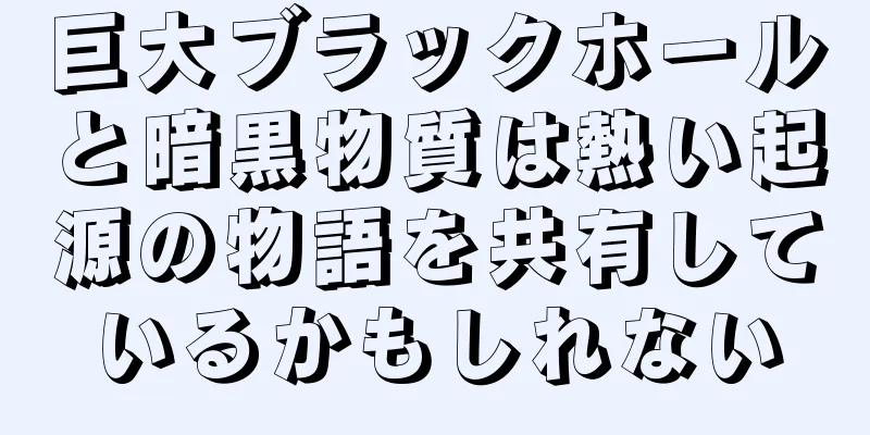 巨大ブラックホールと暗黒物質は熱い起源の物語を共有しているかもしれない