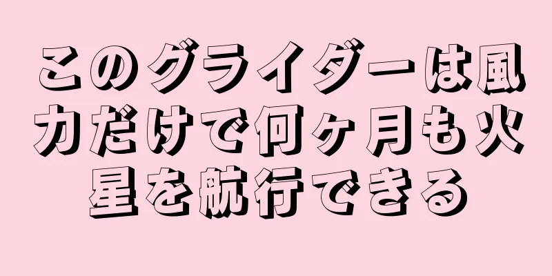 このグライダーは風力だけで何ヶ月も火星を航行できる