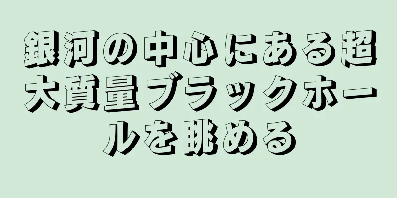 銀河の中心にある超大質量ブラックホールを眺める