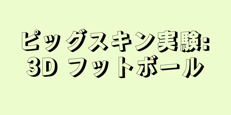 ピッグスキン実験: 3D フットボール
