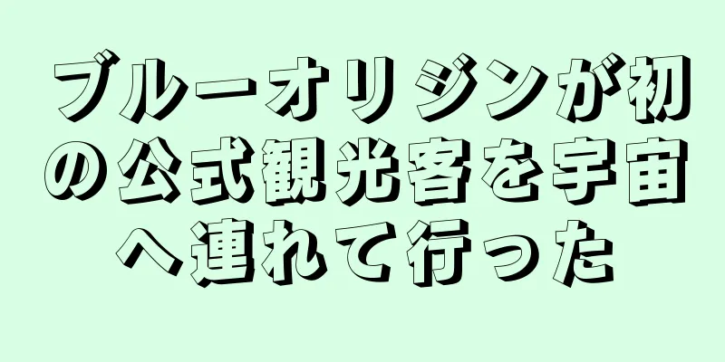 ブルーオリジンが初の公式観光客を宇宙へ連れて行った