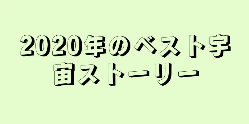 2020年のベスト宇宙ストーリー