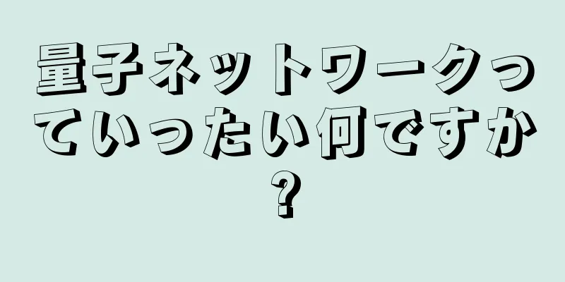 量子ネットワークっていったい何ですか?