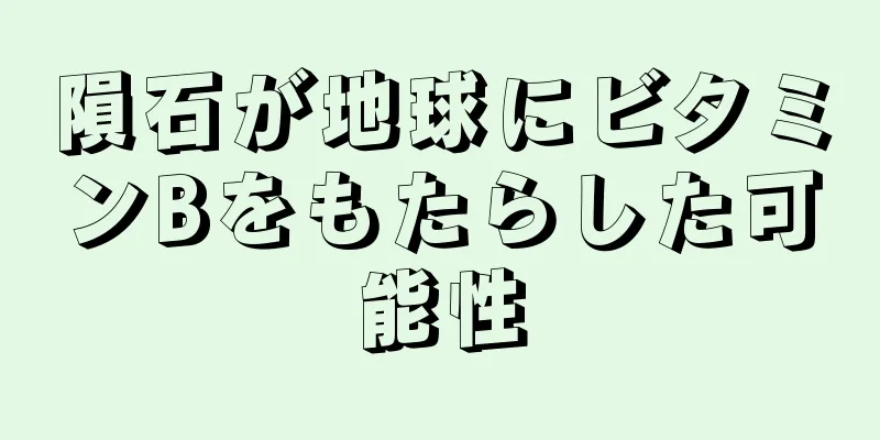 隕石が地球にビタミンBをもたらした可能性