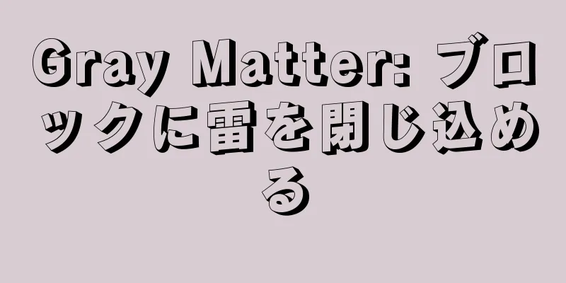 Gray Matter: ブロックに雷を閉じ込める