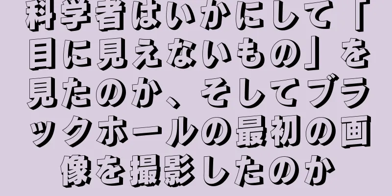 科学者はいかにして「目に見えないもの」を見たのか、そしてブラックホールの最初の画像を撮影したのか