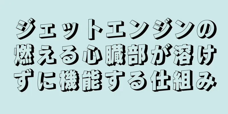 ジェットエンジンの燃える心臓部が溶けずに機能する仕組み