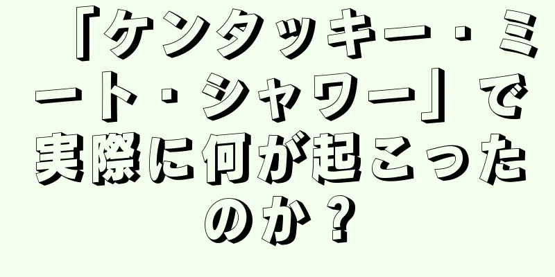 「ケンタッキー・ミート・シャワー」で実際に何が起こったのか？