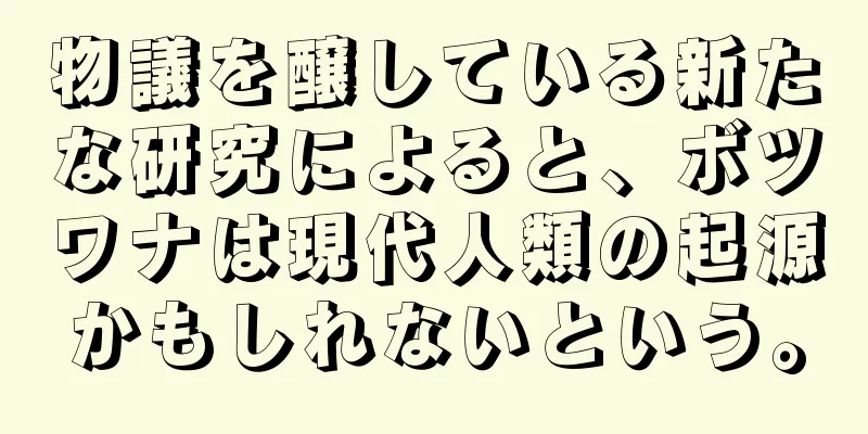 物議を醸している新たな研究によると、ボツワナは現代人類の起源かもしれないという。