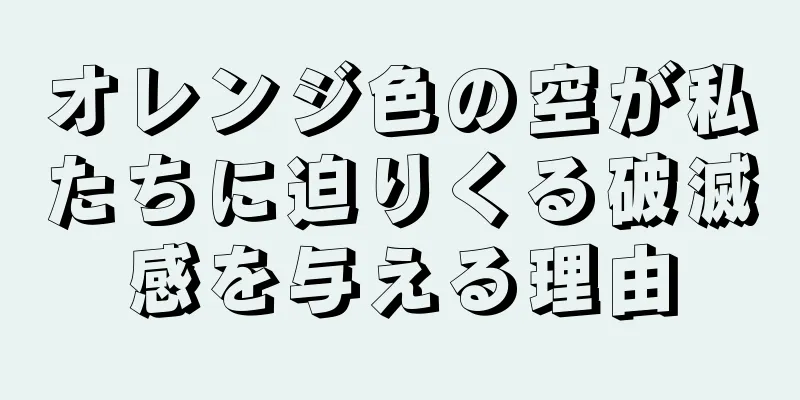 オレンジ色の空が私たちに迫りくる破滅感を与える理由