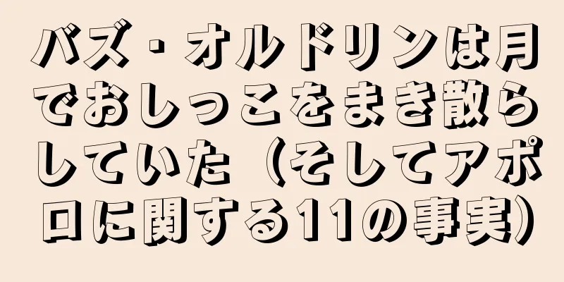 バズ・オルドリンは月でおしっこをまき散らしていた（そしてアポロに関する11の事実）