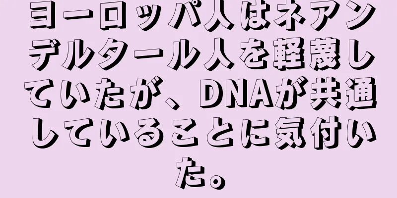 ヨーロッパ人はネアンデルタール人を軽蔑していたが、DNAが共通していることに気付いた。