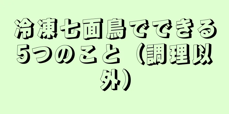 冷凍七面鳥でできる5つのこと（調理以外）