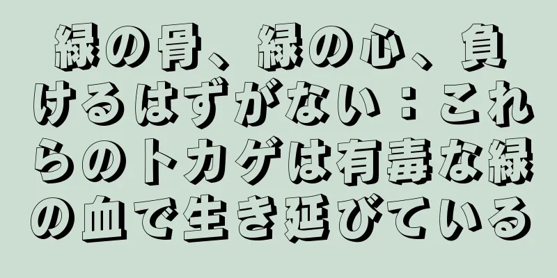 緑の骨、緑の心、負けるはずがない：これらのトカゲは有毒な緑の血で生き延びている