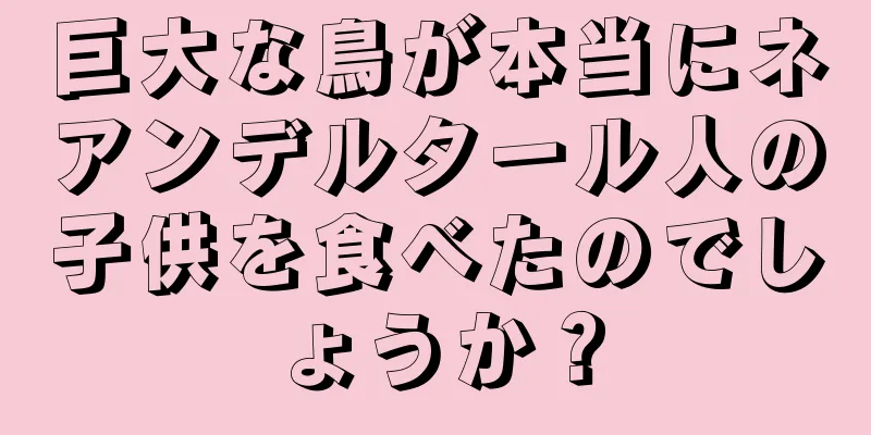 巨大な鳥が本当にネアンデルタール人の子供を食べたのでしょうか？