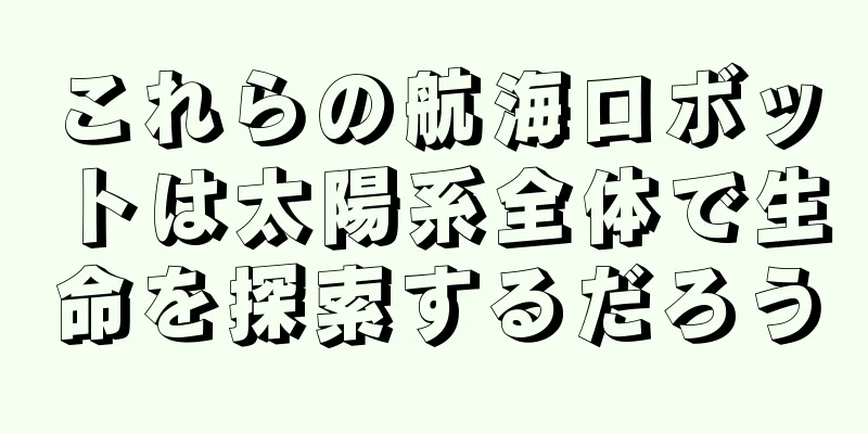 これらの航海ロボットは太陽系全体で生命を探索するだろう