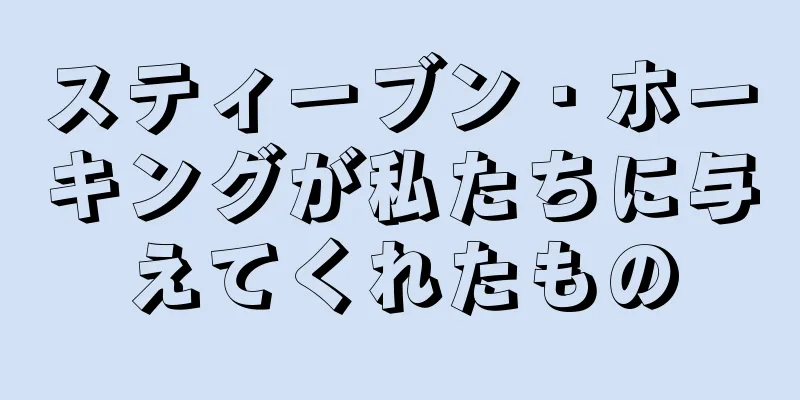 スティーブン・ホーキングが私たちに与えてくれたもの