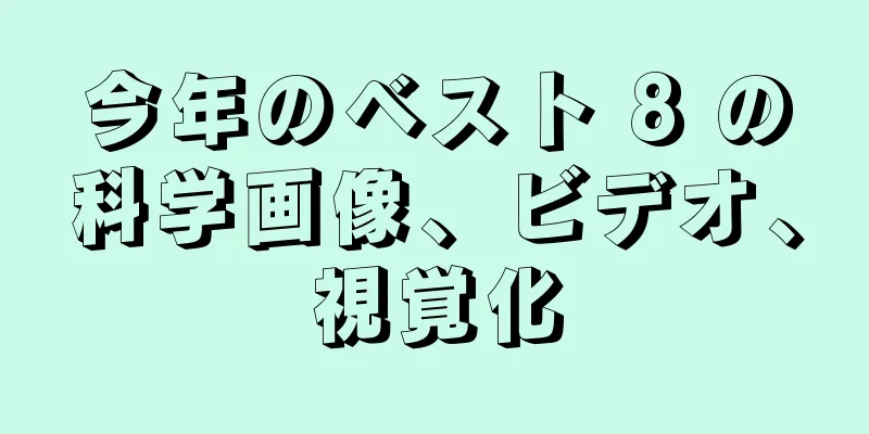 今年のベスト 8 の科学画像、ビデオ、視覚化