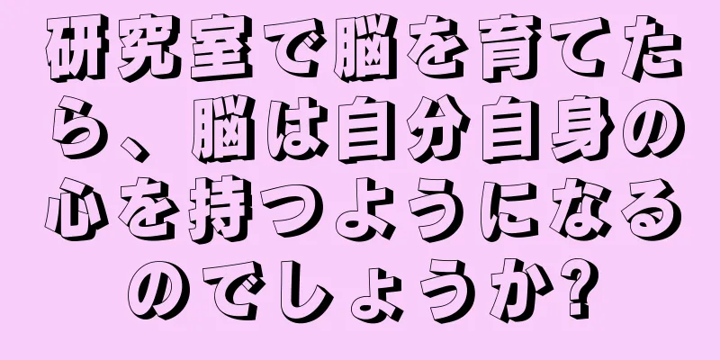 研究室で脳を育てたら、脳は自分自身の心を持つようになるのでしょうか?