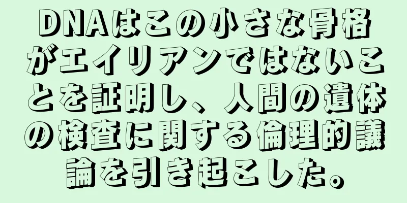 DNAはこの小さな骨格がエイリアンではないことを証明し、人間の遺体の検査に関する倫理的議論を引き起こした。