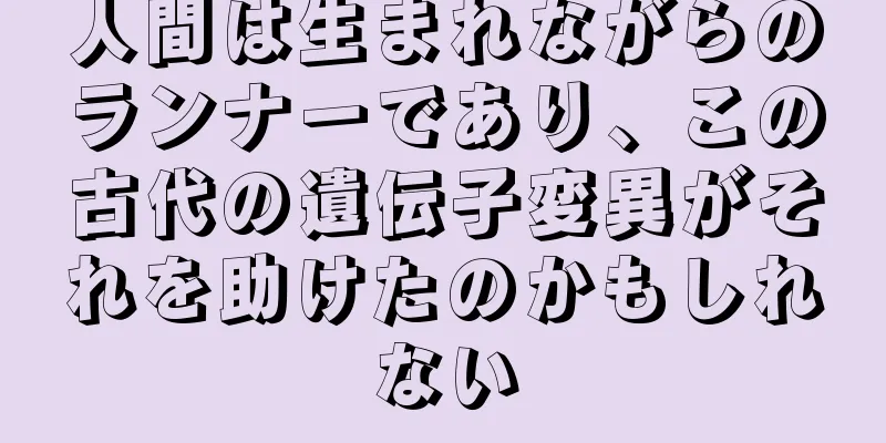 人間は生まれながらのランナーであり、この古代の遺伝子変異がそれを助けたのかもしれない