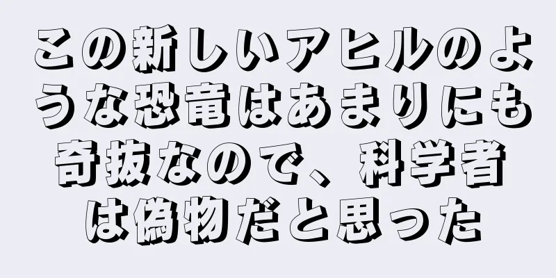 この新しいアヒルのような恐竜はあまりにも奇抜なので、科学者は偽物だと思った