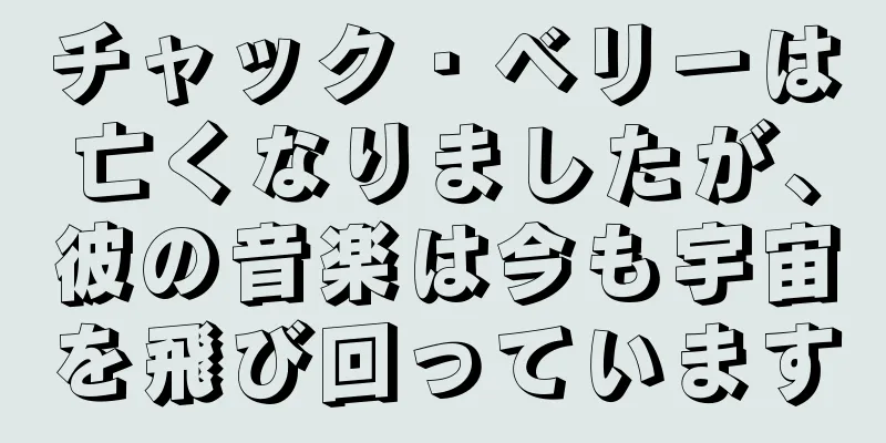 チャック・ベリーは亡くなりましたが、彼の音楽は今も宇宙を飛び回っています